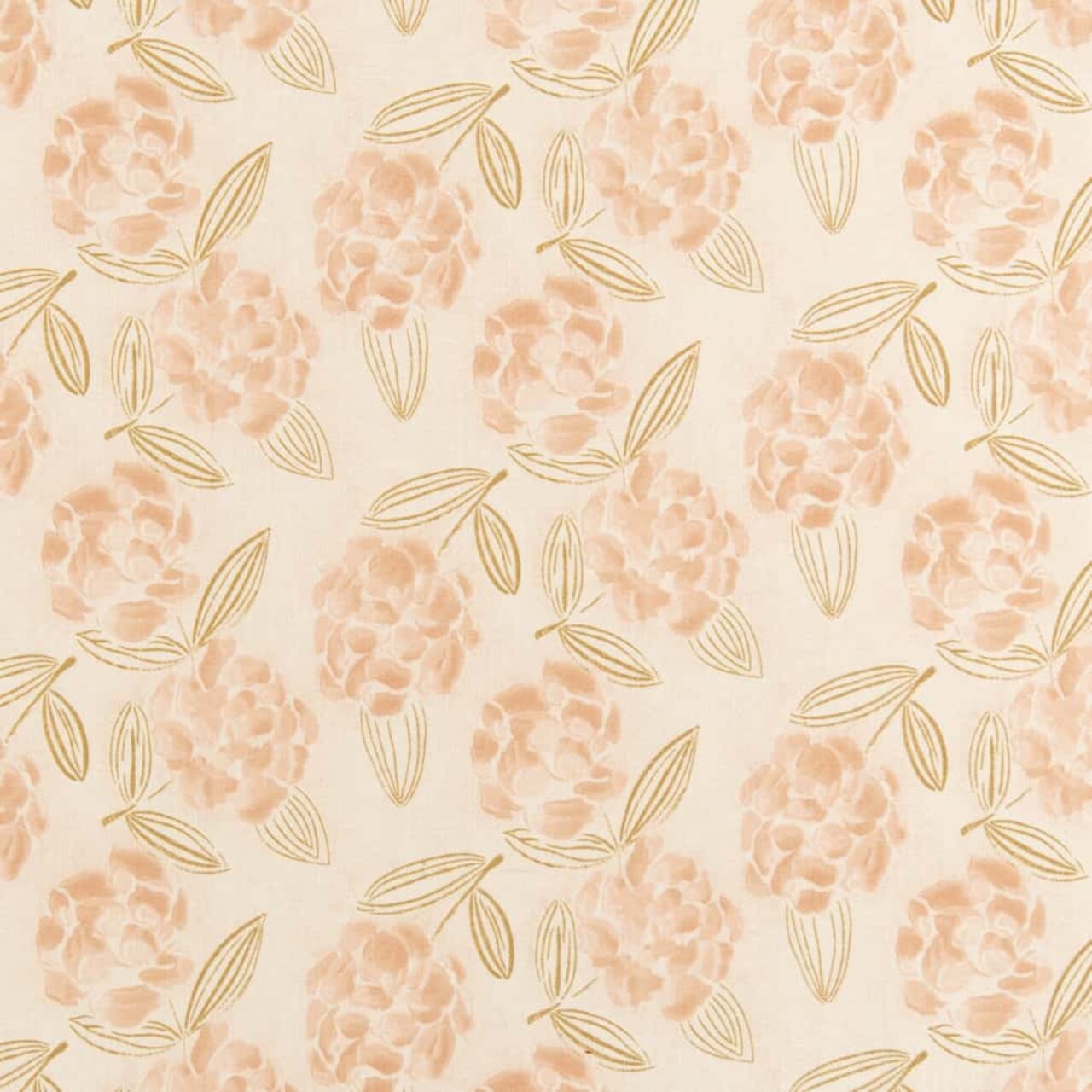 Blush - Coral & Peach,Pink Floral Upholstery Fabric 54 Inches"